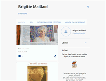 Tablet Screenshot of brigittemaillard.net